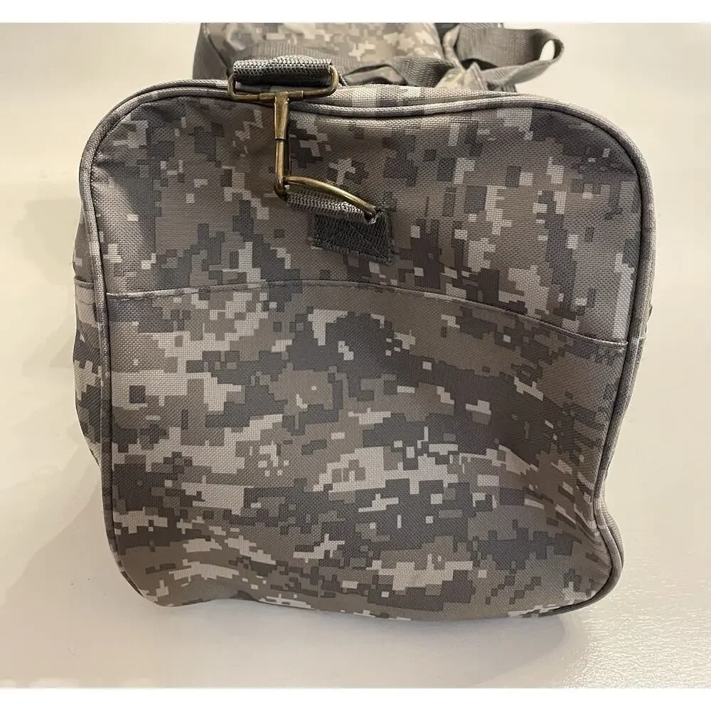 NRA Range Gear Duffle Bag Digital Camo Green Top Handle 20” x 10” x 11” Canvas